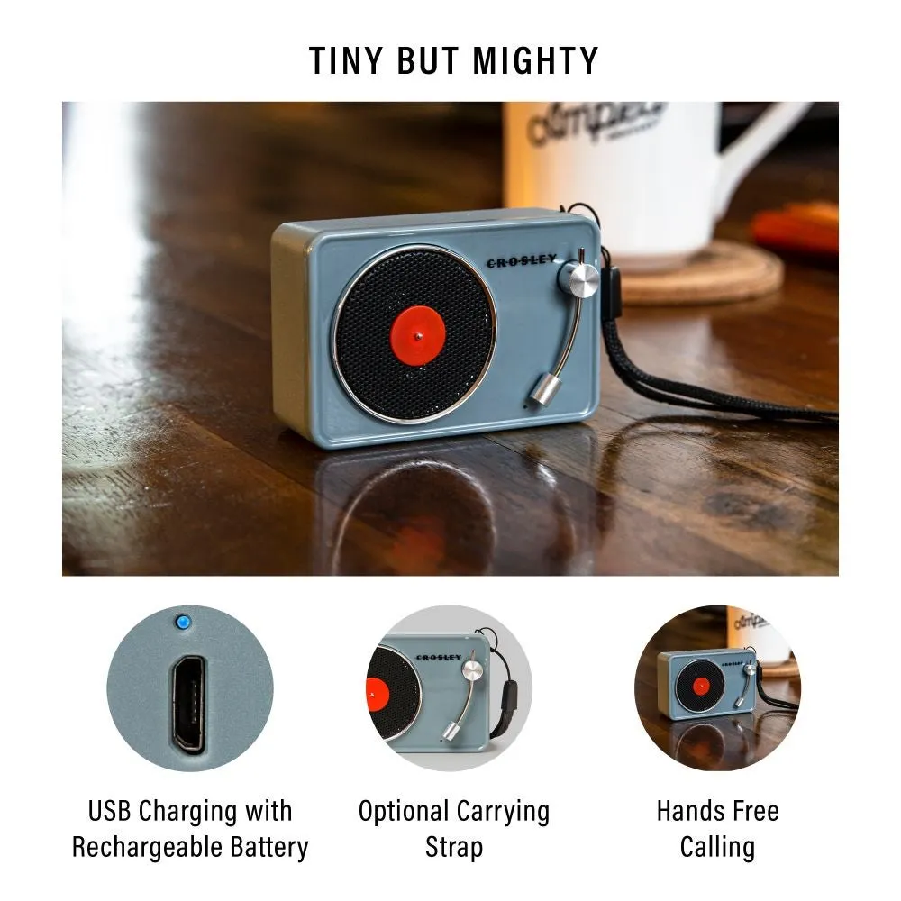 Crosley Mini bluetooth-högtalare tourmalin bärbar