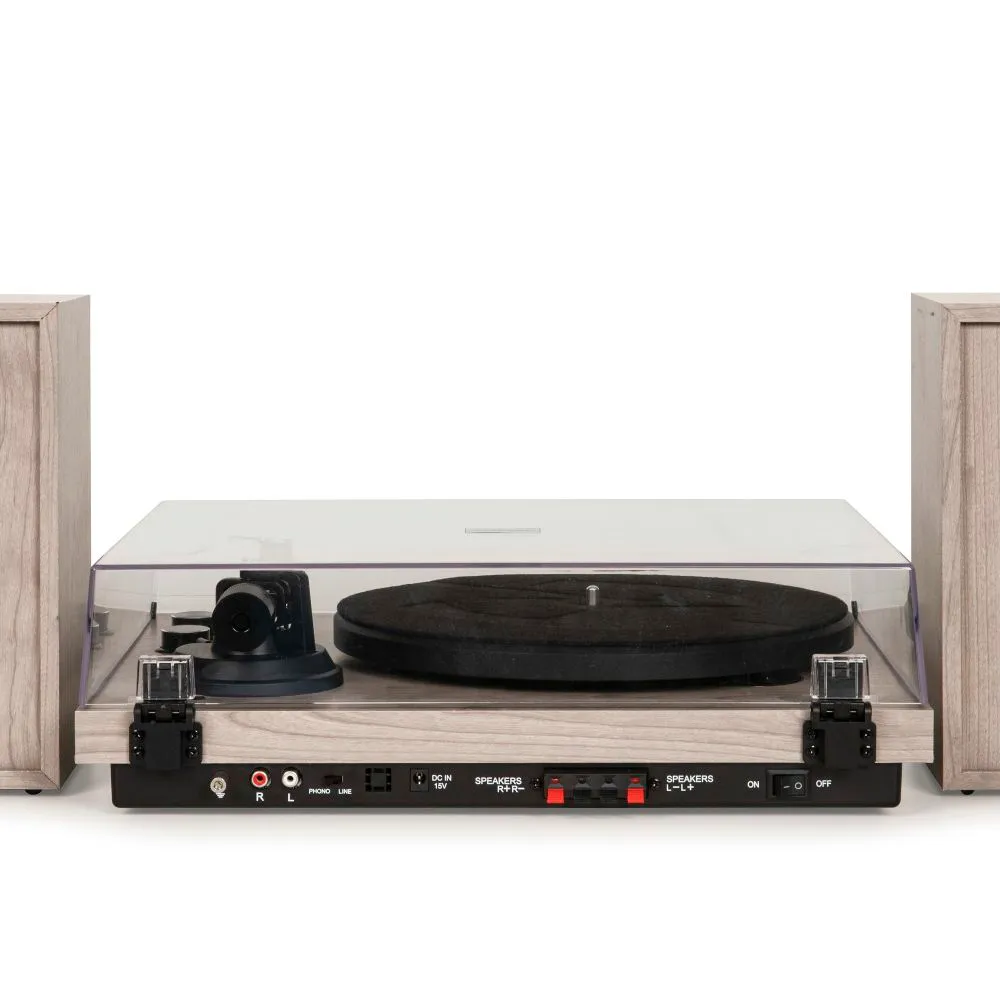 Crosley C62 skivspelare med högtalare grå Bluetooth