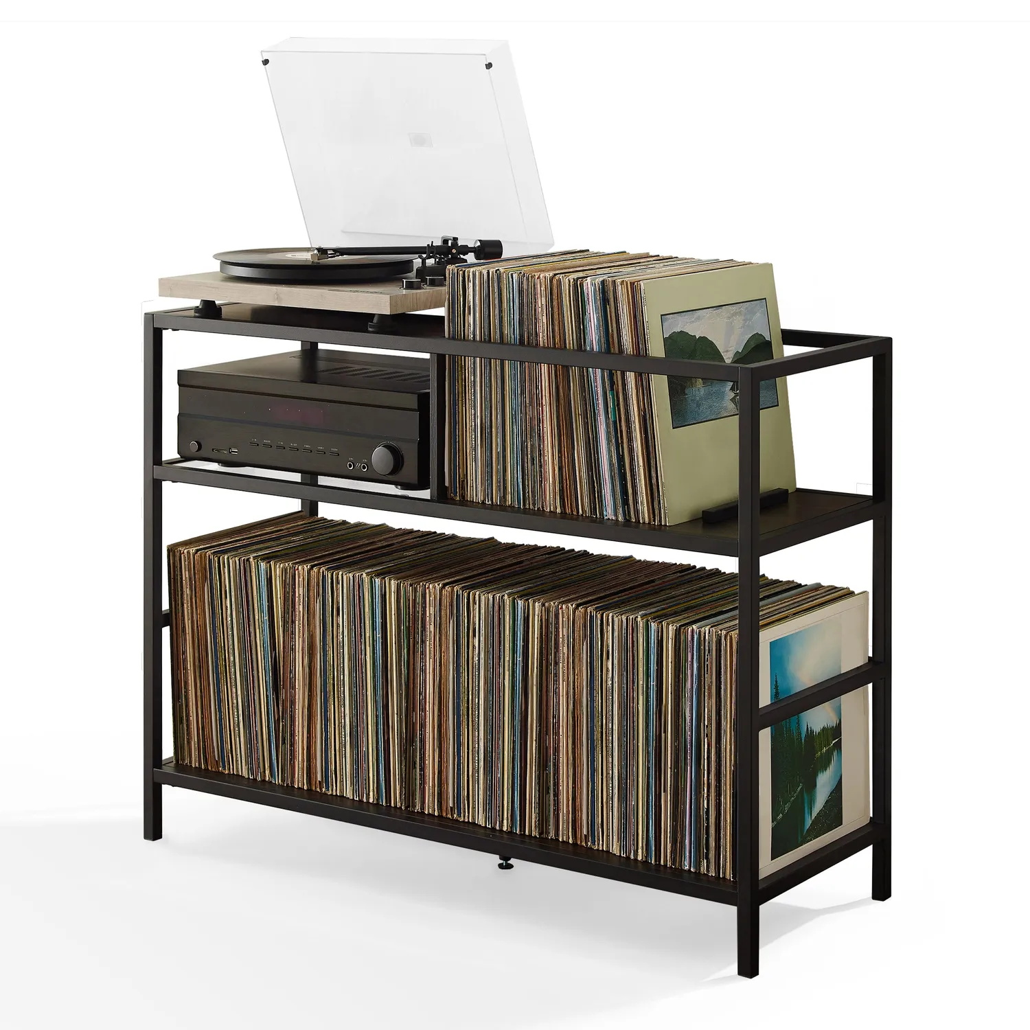 Crosley Provo skivspelarbänk mattsvart 300 vinyl