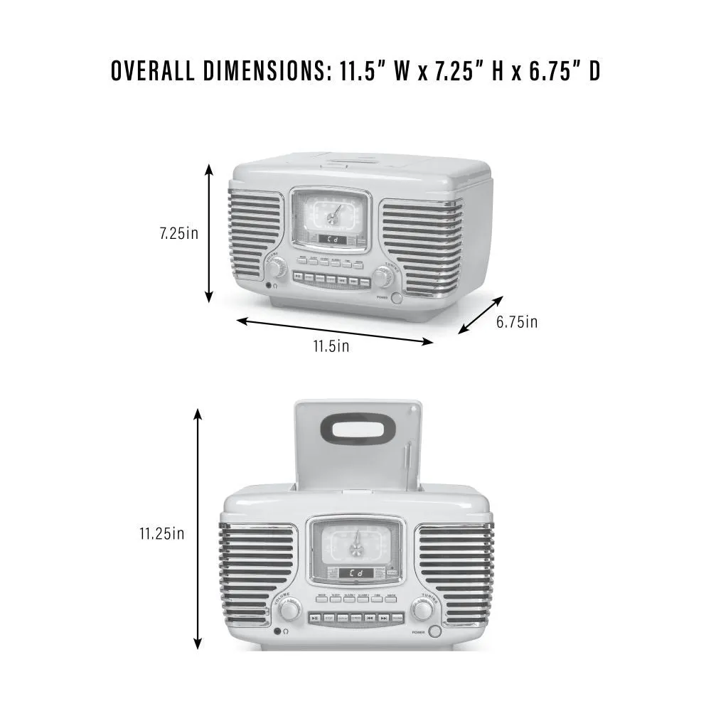 Crosley Corsair radio CD-spelare aqua blue bluetooth