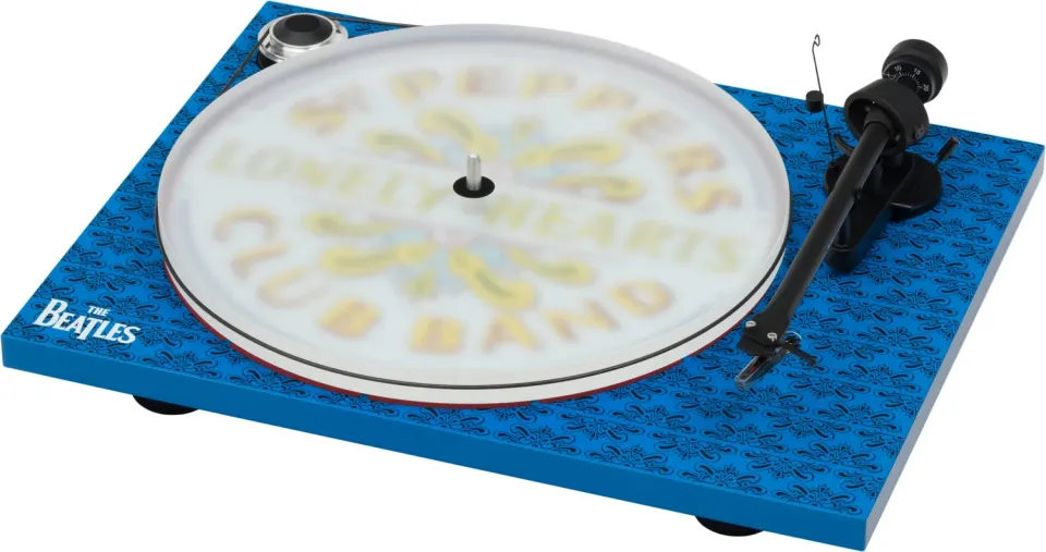 Pro-Ject Essential III Sgt Pepper skivspelare trum-tryck