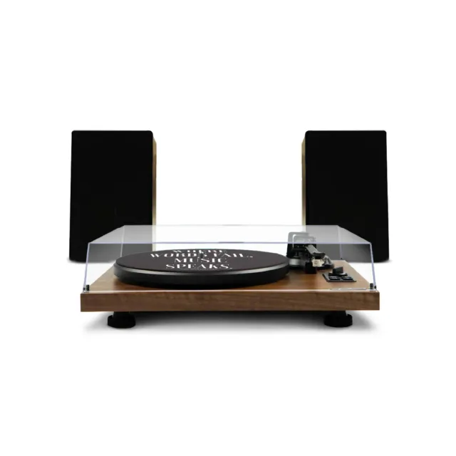 Gadhouse Henry skivspelare med högtalare Bluetooth 60W