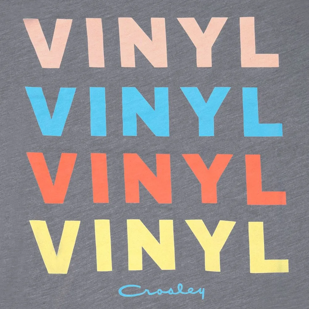 Crosley Vinyl t-shirt large tri-blend mjuk
