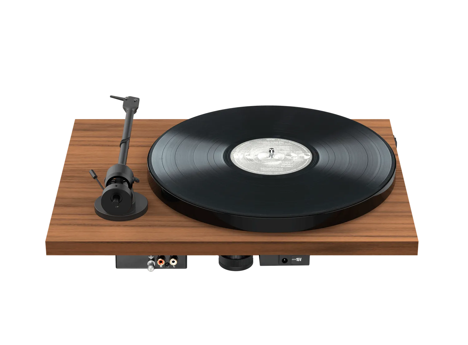 Pro-Ject E1 skivspelare insteg remdrift dammkåpa