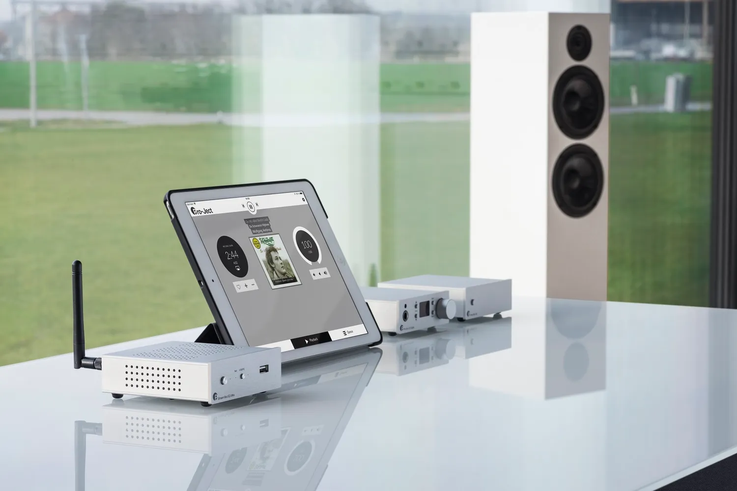 Pro-Ject Amp Box S3 stereoförstärkare kompakt vardagsrum