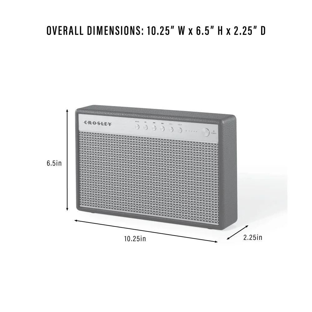 Crosley Montero bluetooth-högtalare svart 30W