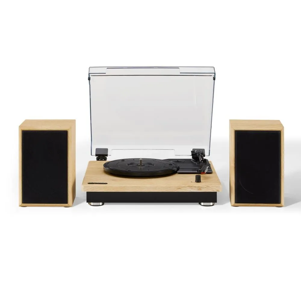 Crosley Brio skivspelare med högtalare natural