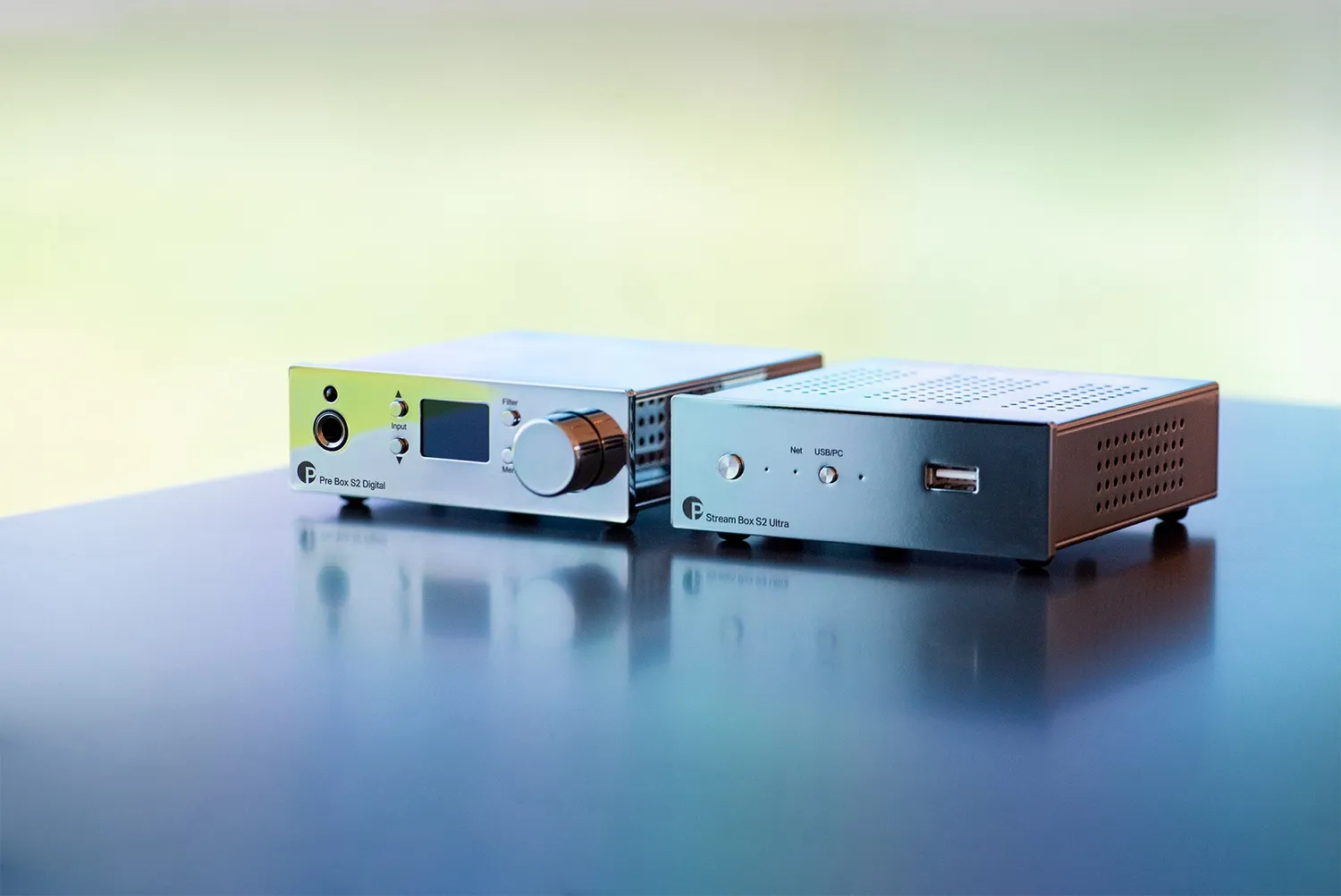 Pro-Ject S2 Chrome Set DAC streamer MQA DSD512