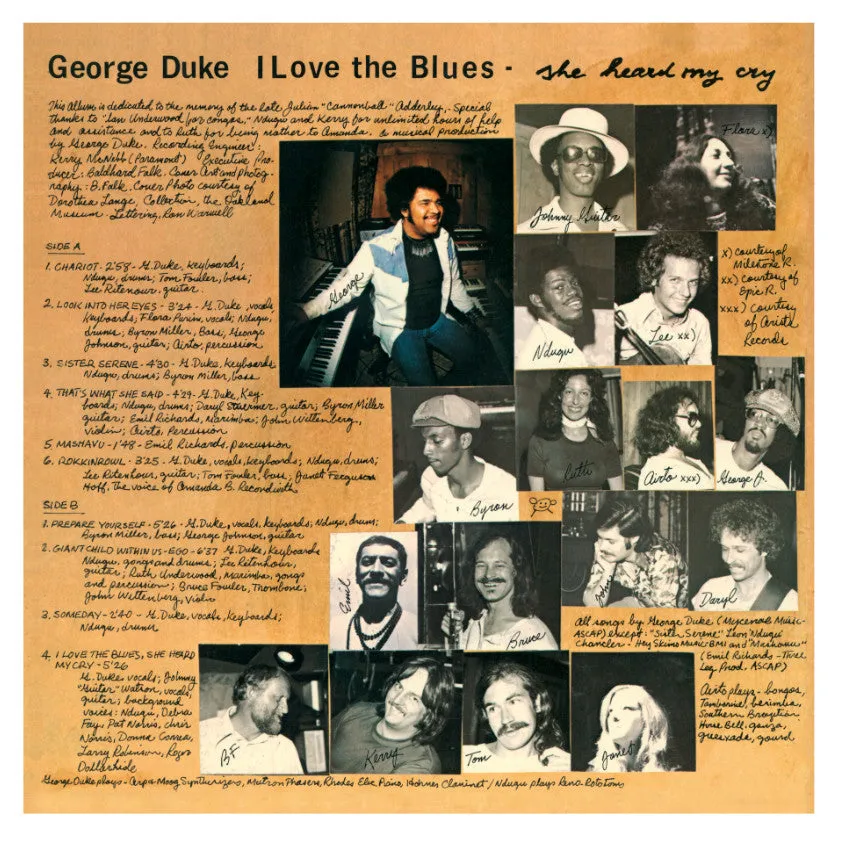 Revox George Duke I Love The Blues masterband Standard Master