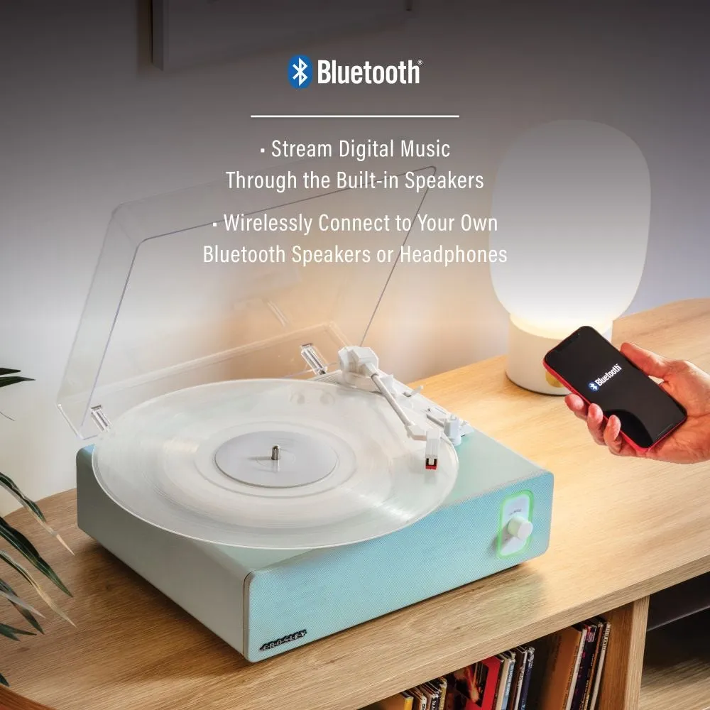 Crosley Aura skivspelare aqua blue remdrift