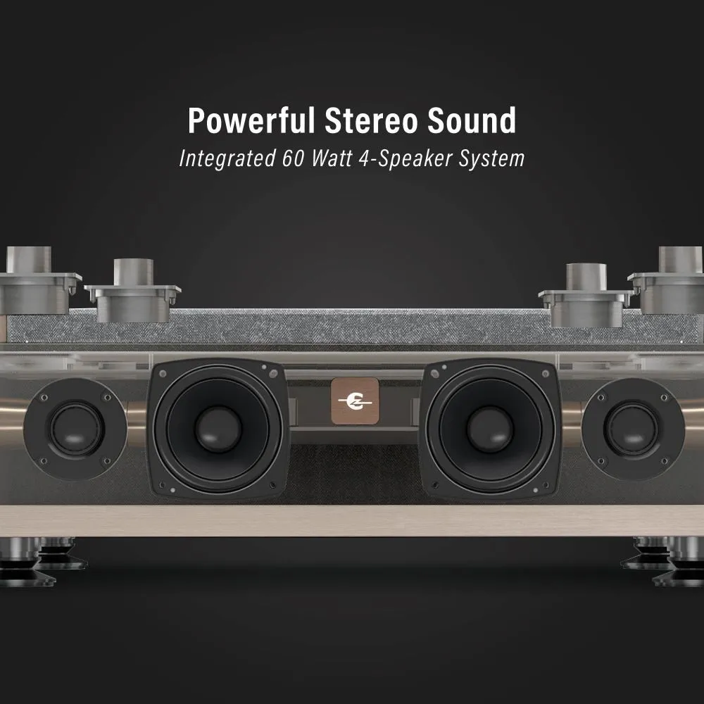 Crosley E100 skivspelare natural remdrift