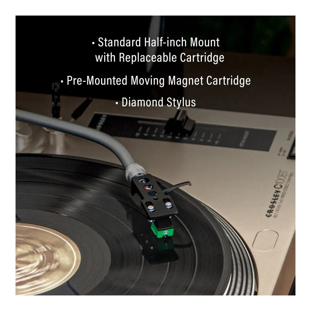 Crosley C100BT skivspelare champagne remdrift