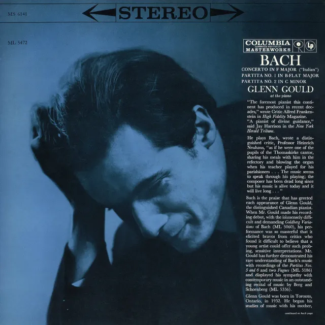 Revox Glenn Gould Bach Italian masterband studio