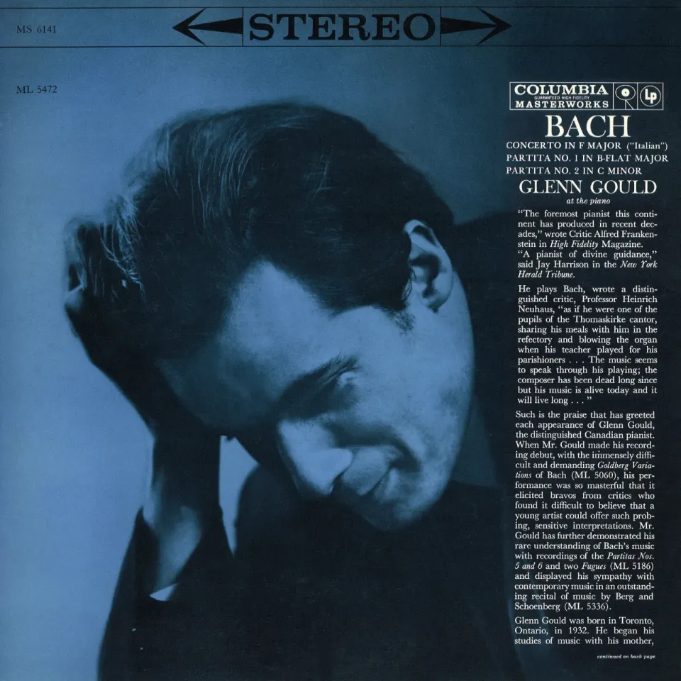 Revox Glenn Gould Bach Italian masterband studio
