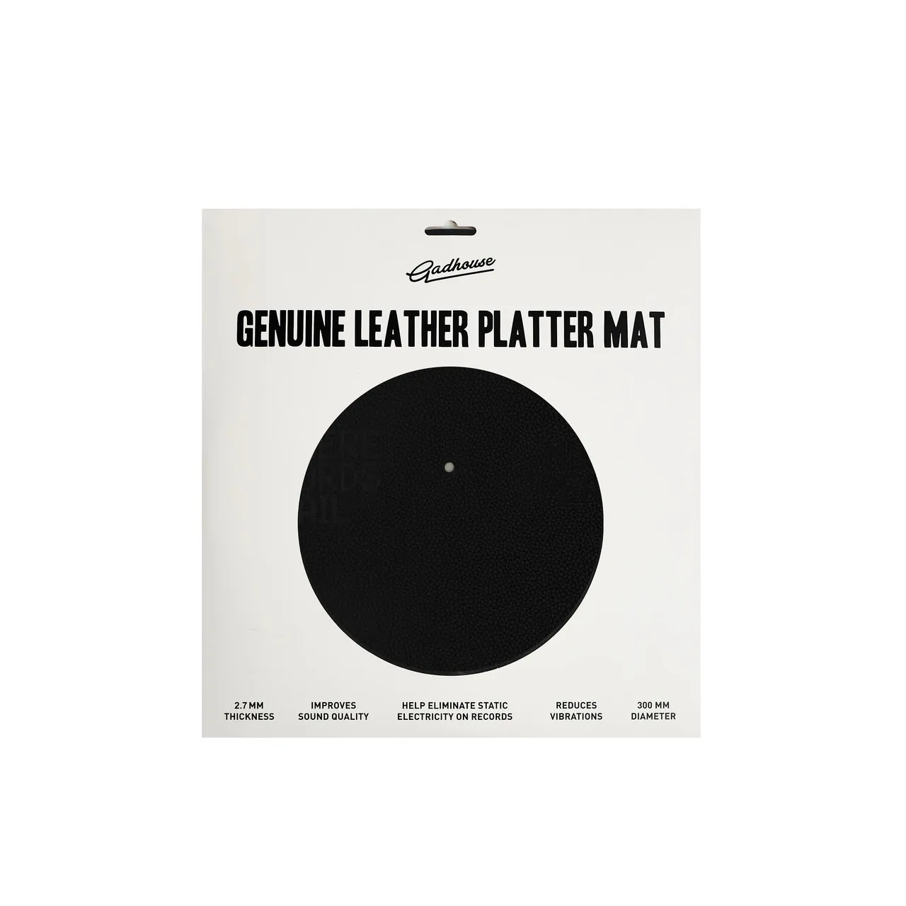 Gadhouse Genuine Leather Platter Mat skivmatta