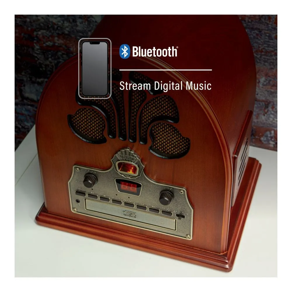 Crosley Cathedral radio CD-spelare Paprika bluetooth