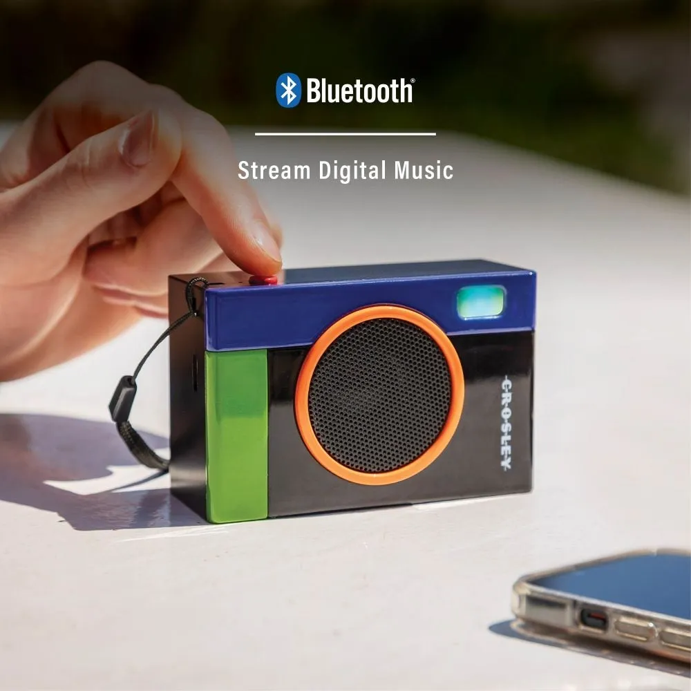 Crosley Flashback bluetooth-högtalare svart portabel