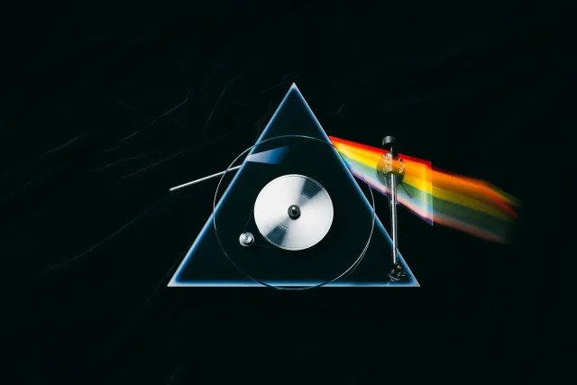 Pro-Ject Dark Side Of The Moon skivspelare remdrift