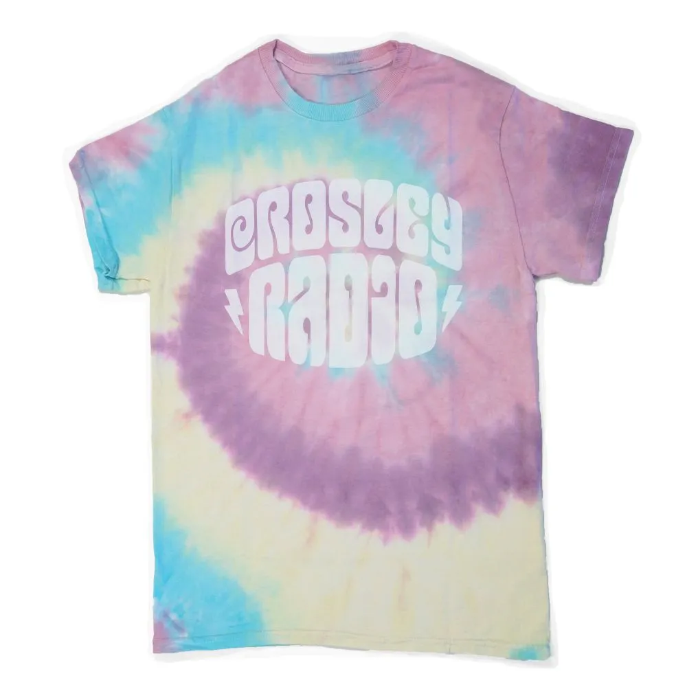 Crosley Groovy t-shirt tie dye Large bomull