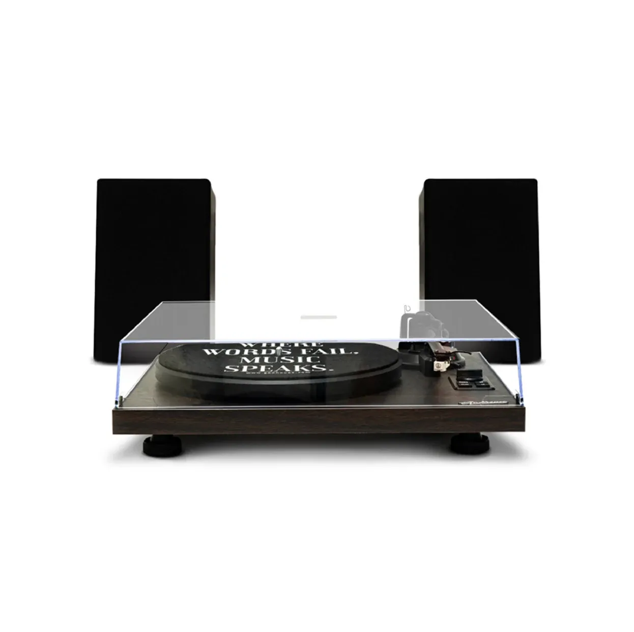 Gadhouse Henry skivspelare med högtalare Bluetooth 60W