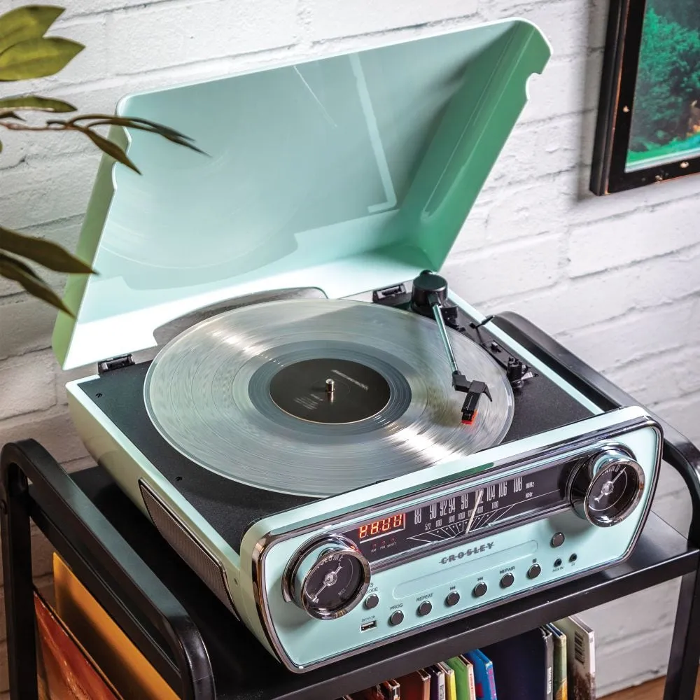 Crosley Powel 7-i-1 skivspelare svart bluetooth