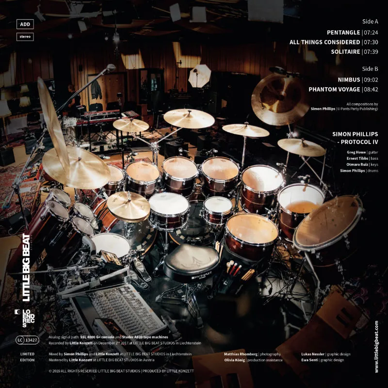 Revox Simon Phillips Studio Live Session rullband standard master