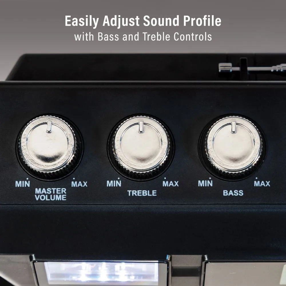 Crosley Blast boombox kassettspelare svart bärbar