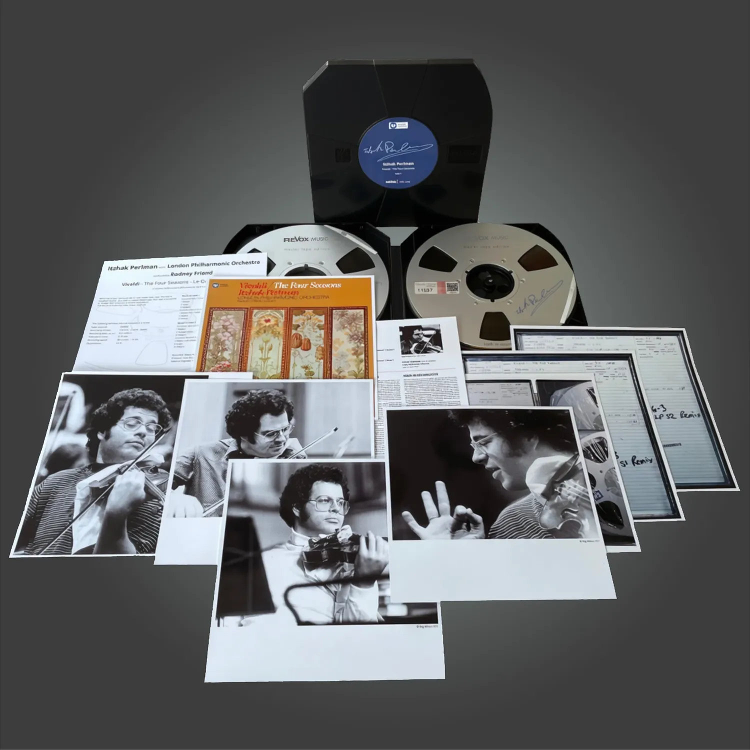 Revox Perlman Vivaldi Four Seasons rullband standard master CCIR