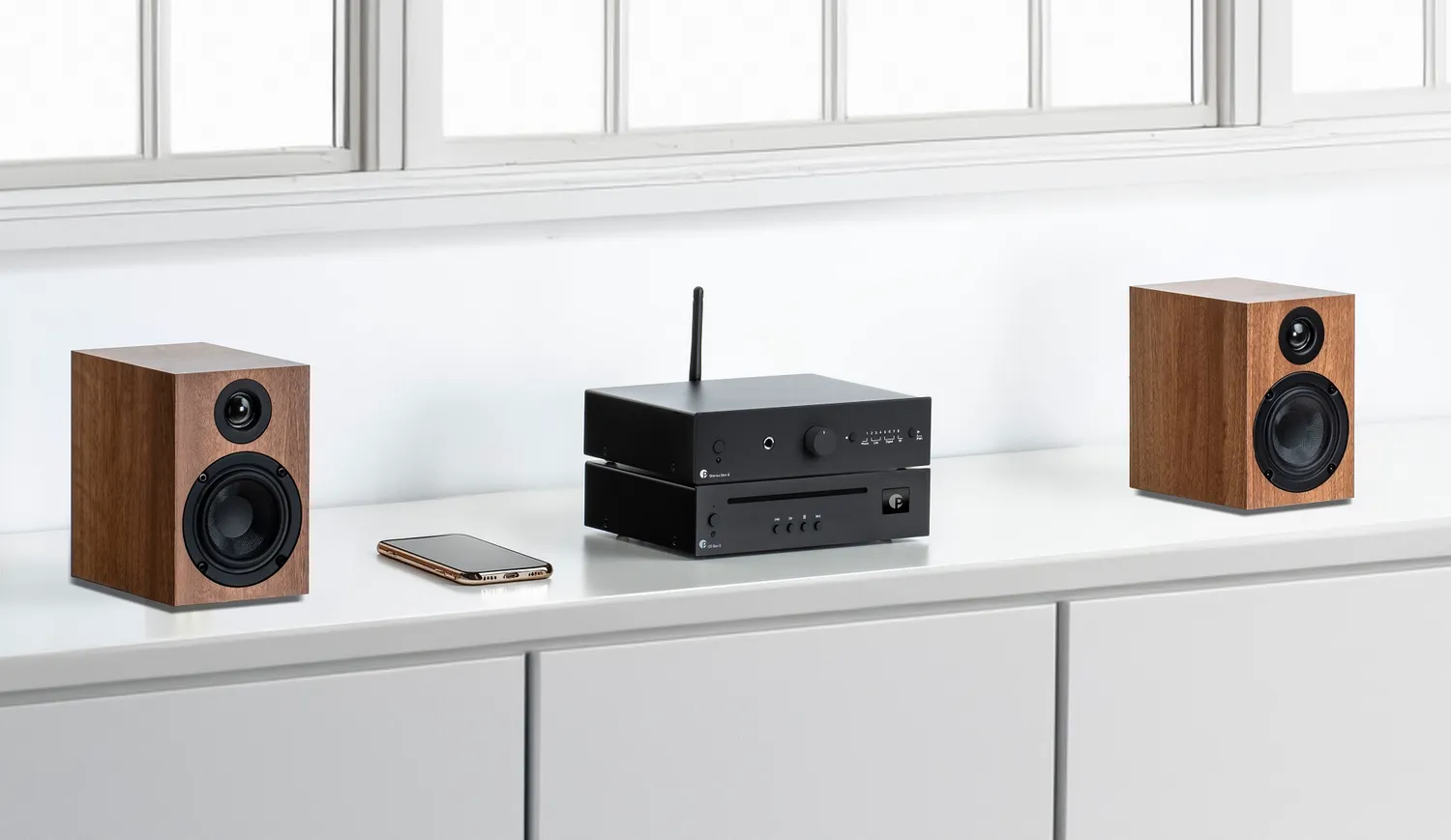 Pro-Ject Stereo Set E CD stereoanläggning med högtalare