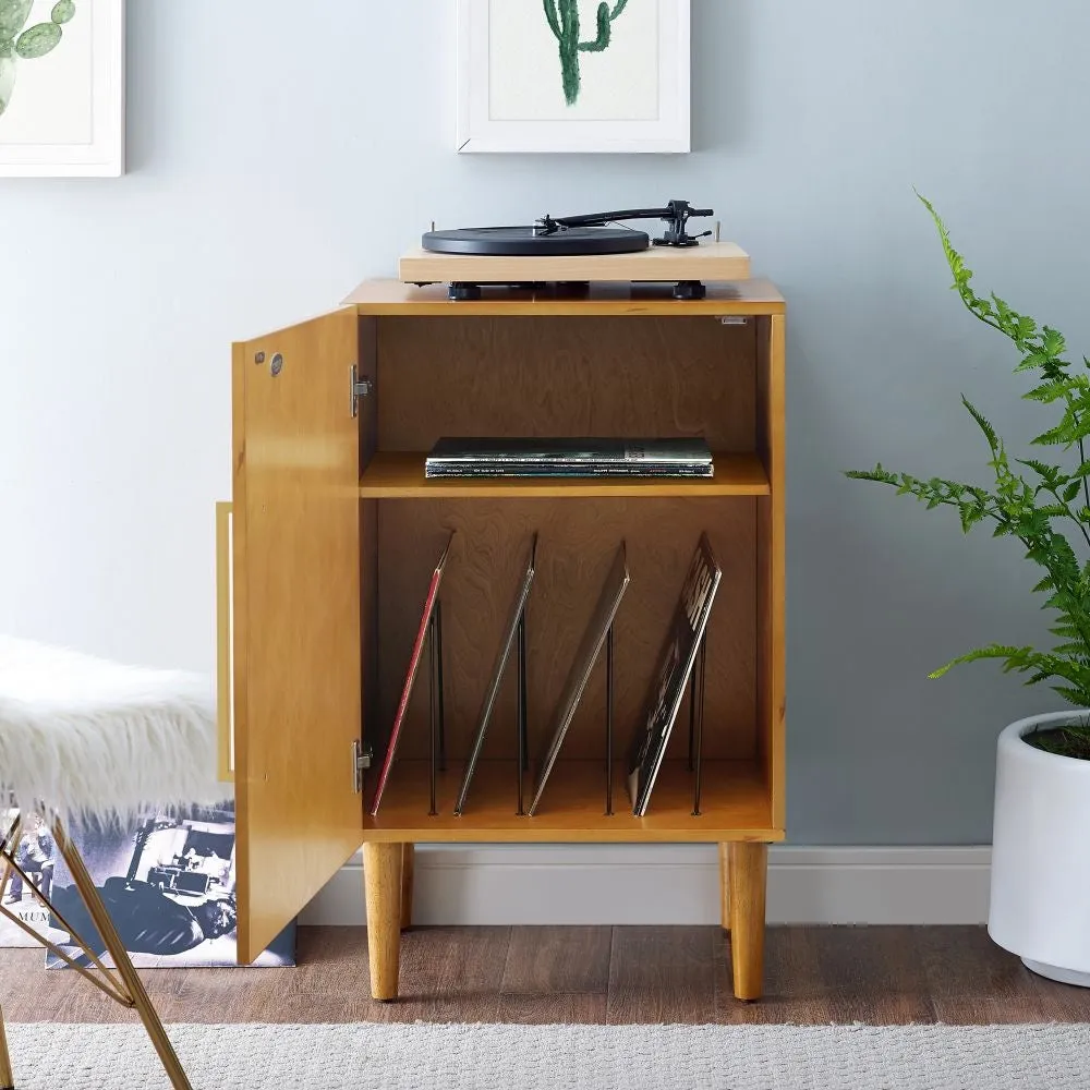 Crosley Everett skivspelarbänk förvaring acorn