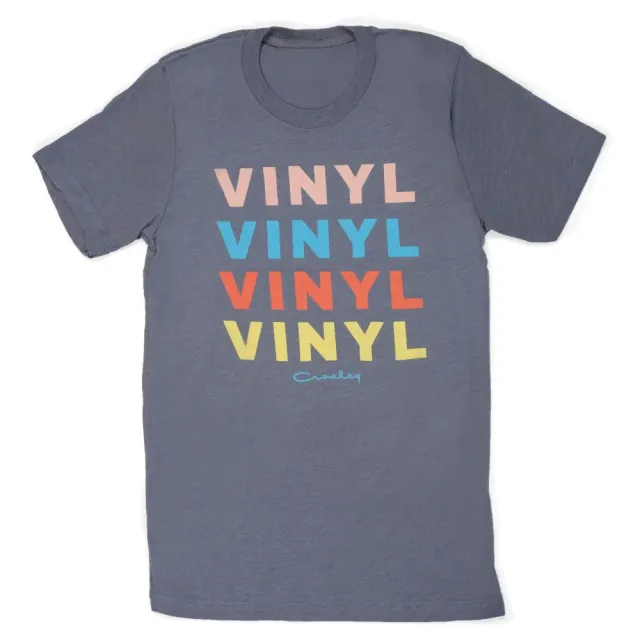 Crosley Vinyl t-shirt large tri-blend mjuk