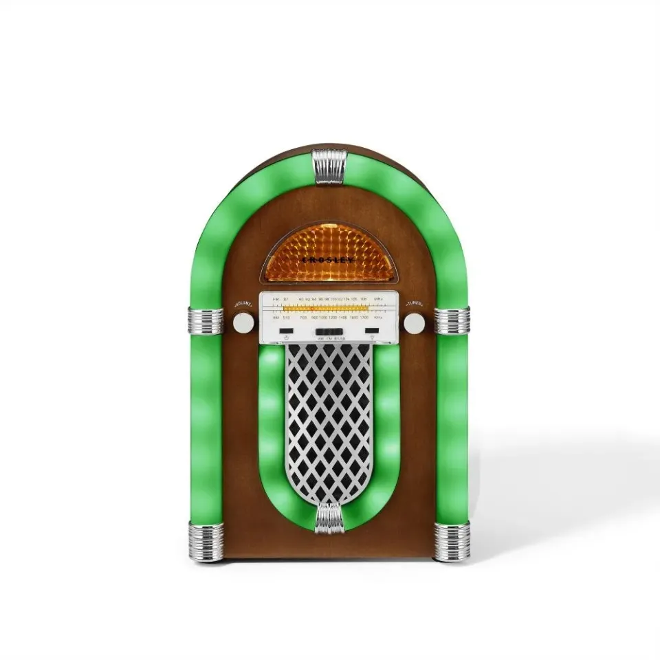 Crosley Presley bordjukebox radio valnöt bluetooth