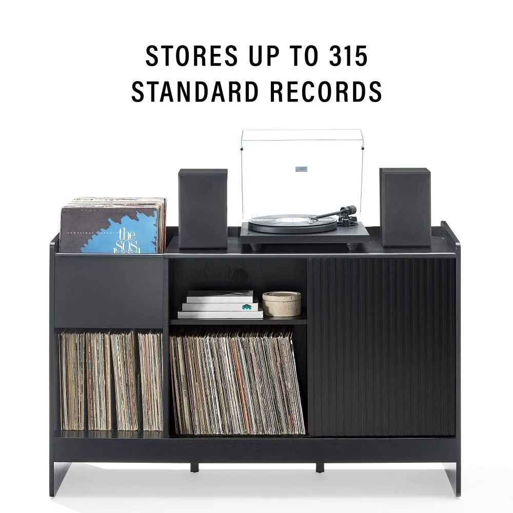Crosley Arden skivspelarmöbel vinylförvaring