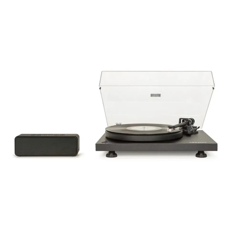 Crosley C Series skivspelare med högtalare svart 2-varv