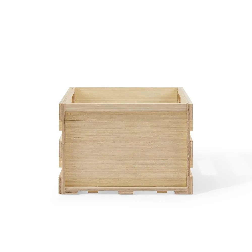 Crosley skivback trälåda Natural för 75 LP