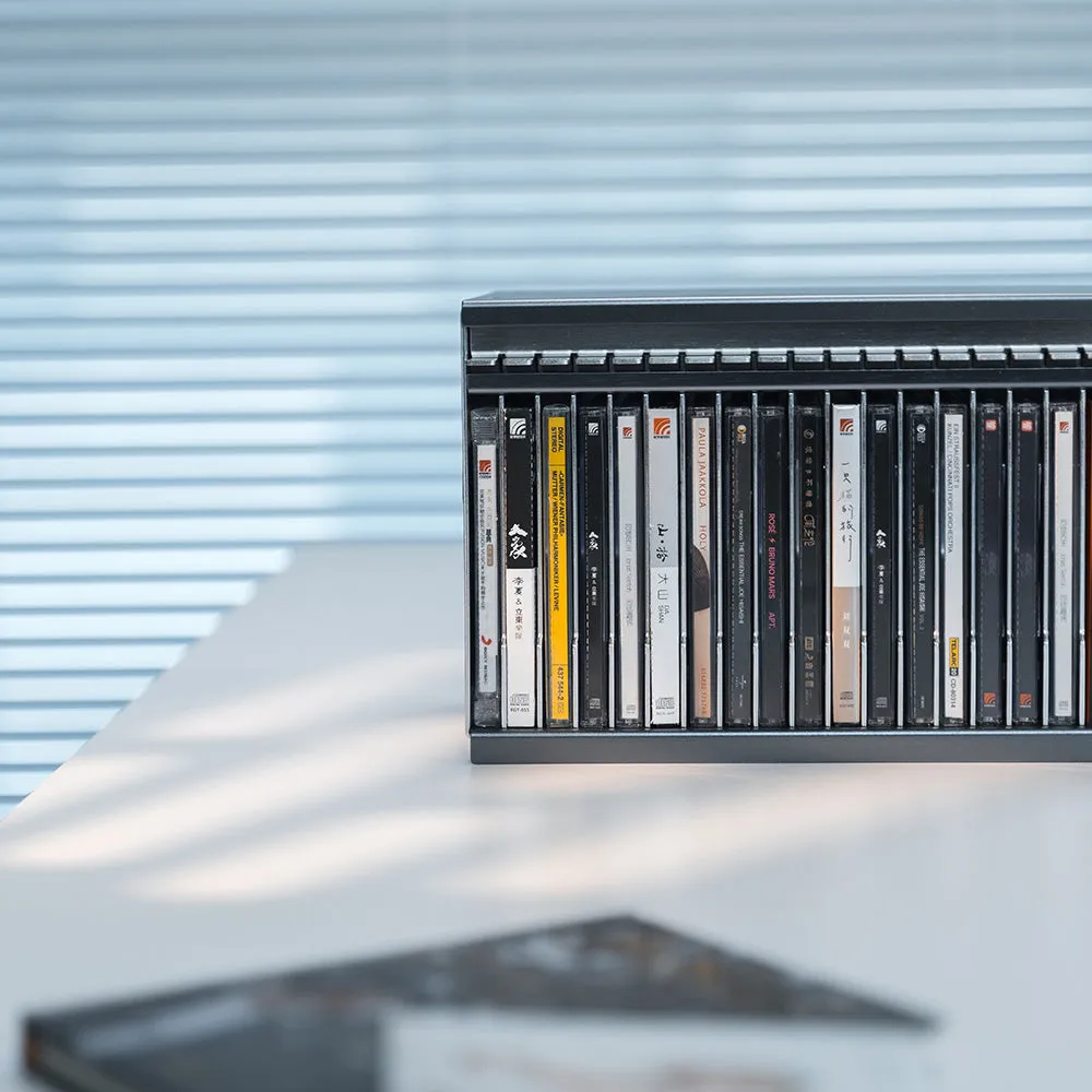 CoolGeek CD Archive Case cd-förvaring 20 skivor aluminium