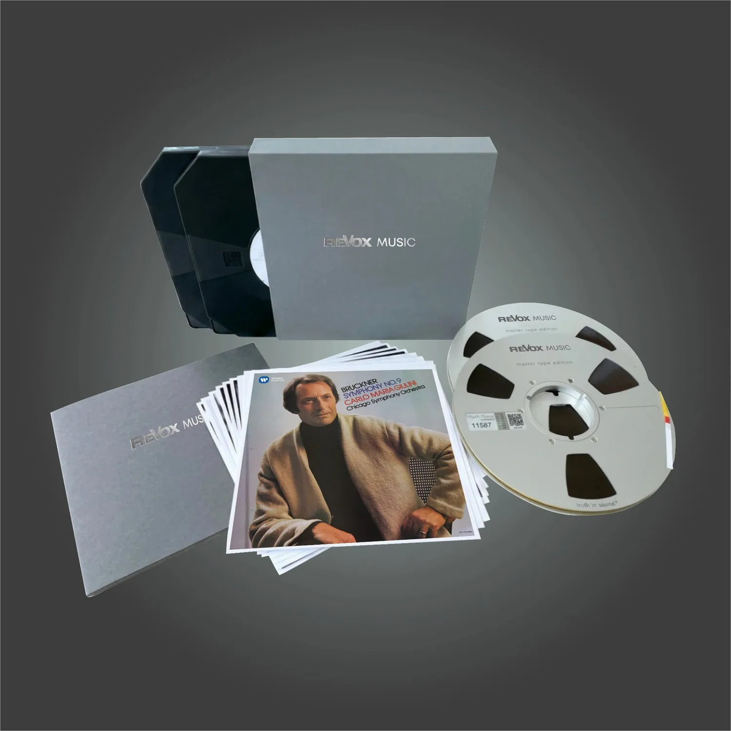 Revox Bruckner Symfoni 9 masterband Studio Master