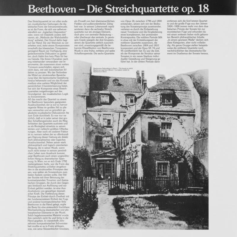 Revox Alban Berg Quartett Beethoven masterband Studio Master