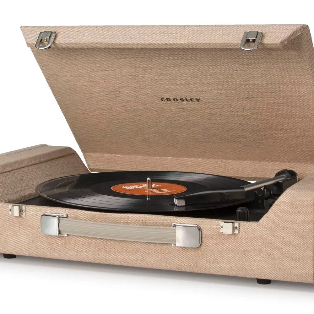 Crosley Nomad reseskivspelare brun 3 varvtal