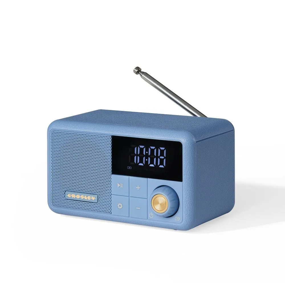 Crosley Cooper radio Elemental Blue med bluetooth
