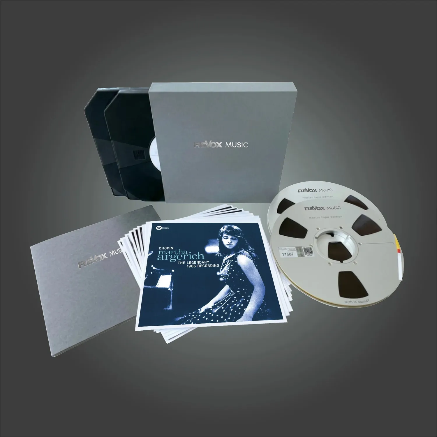 Revox Martha Argerich Chopin masterband Standard Master 1/4 tum CCIR