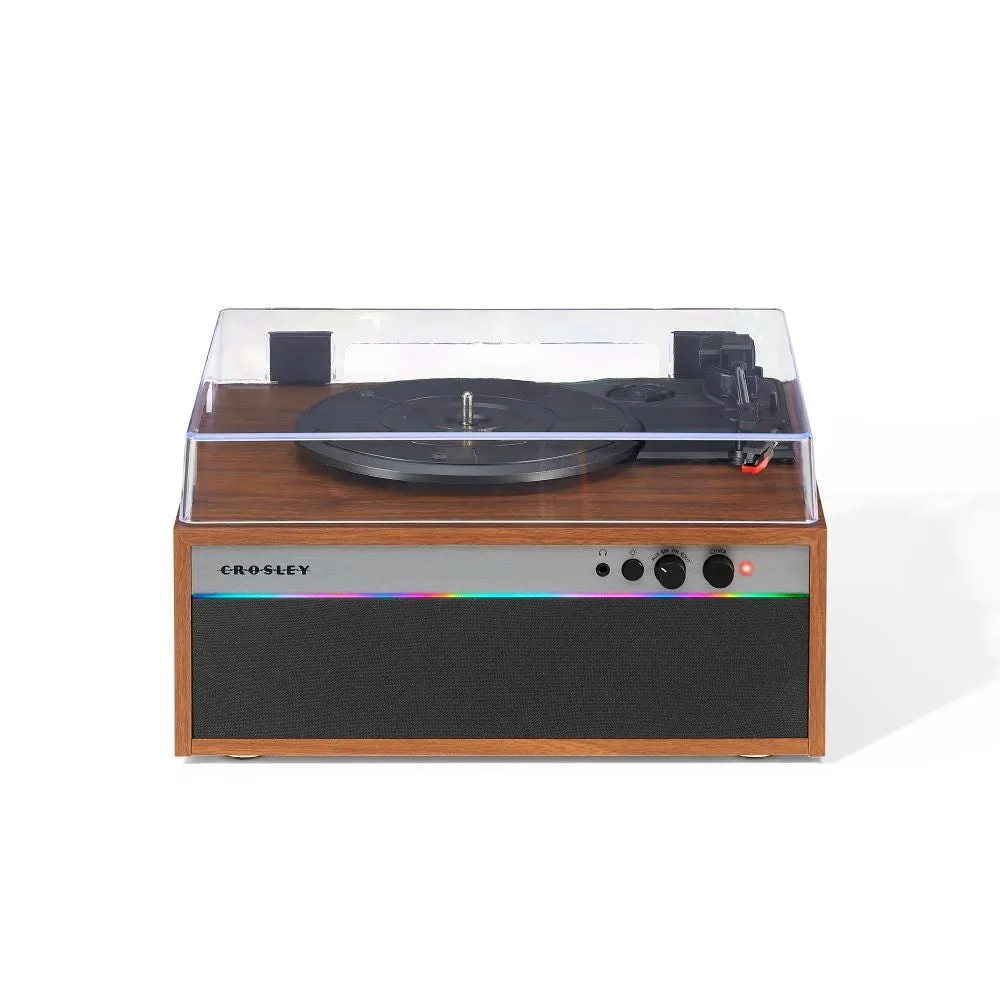 Crosley Strobe skivspelare valnöt remdrift