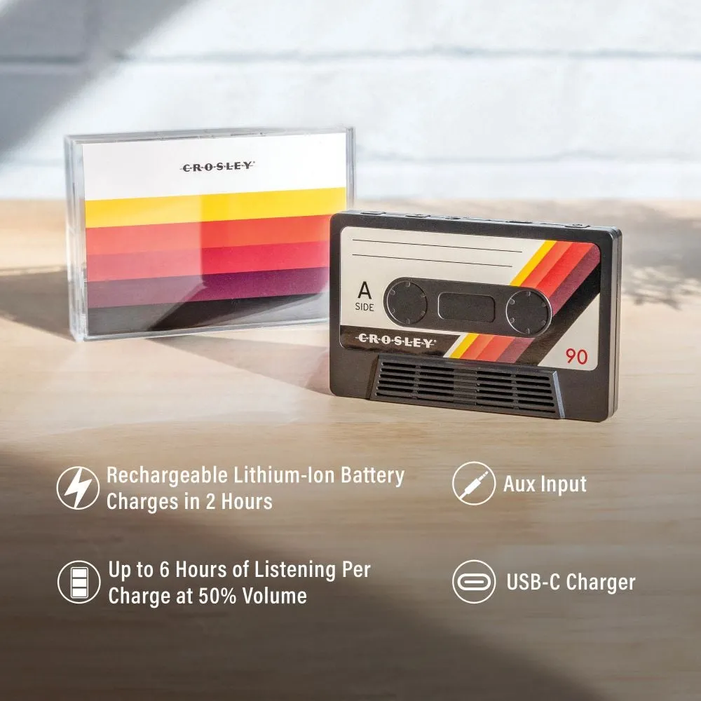 Crosley Cassette högtalare bluetooth svart