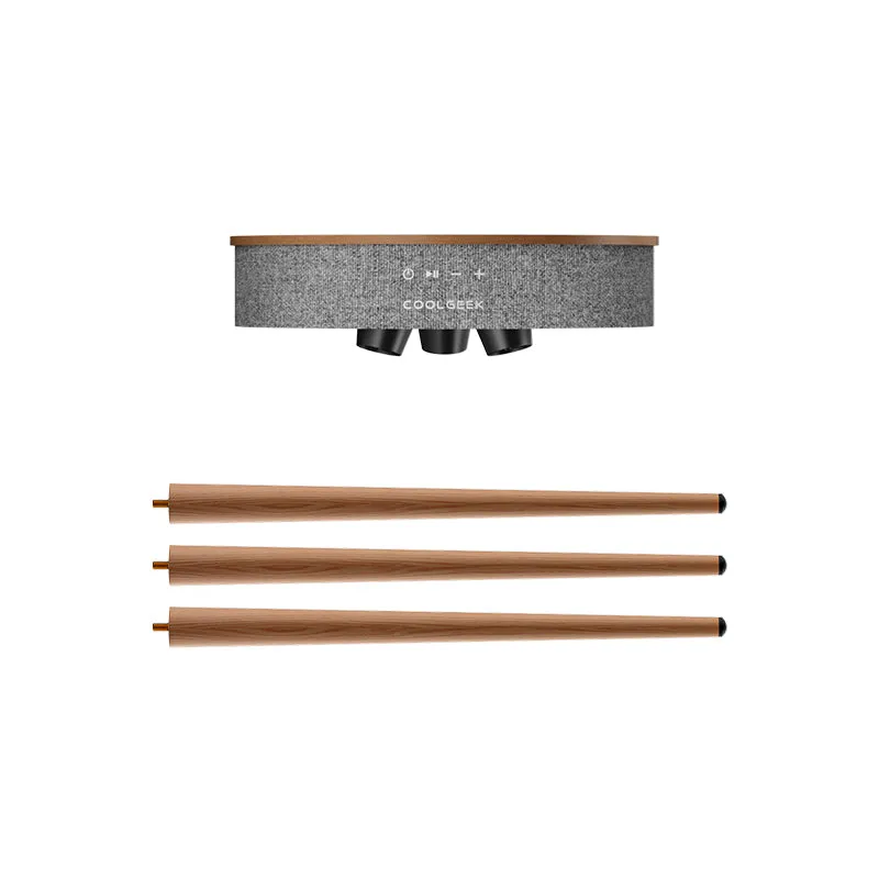 CoolGeek R1 högtalarbord Bluetooth sidobord laddning