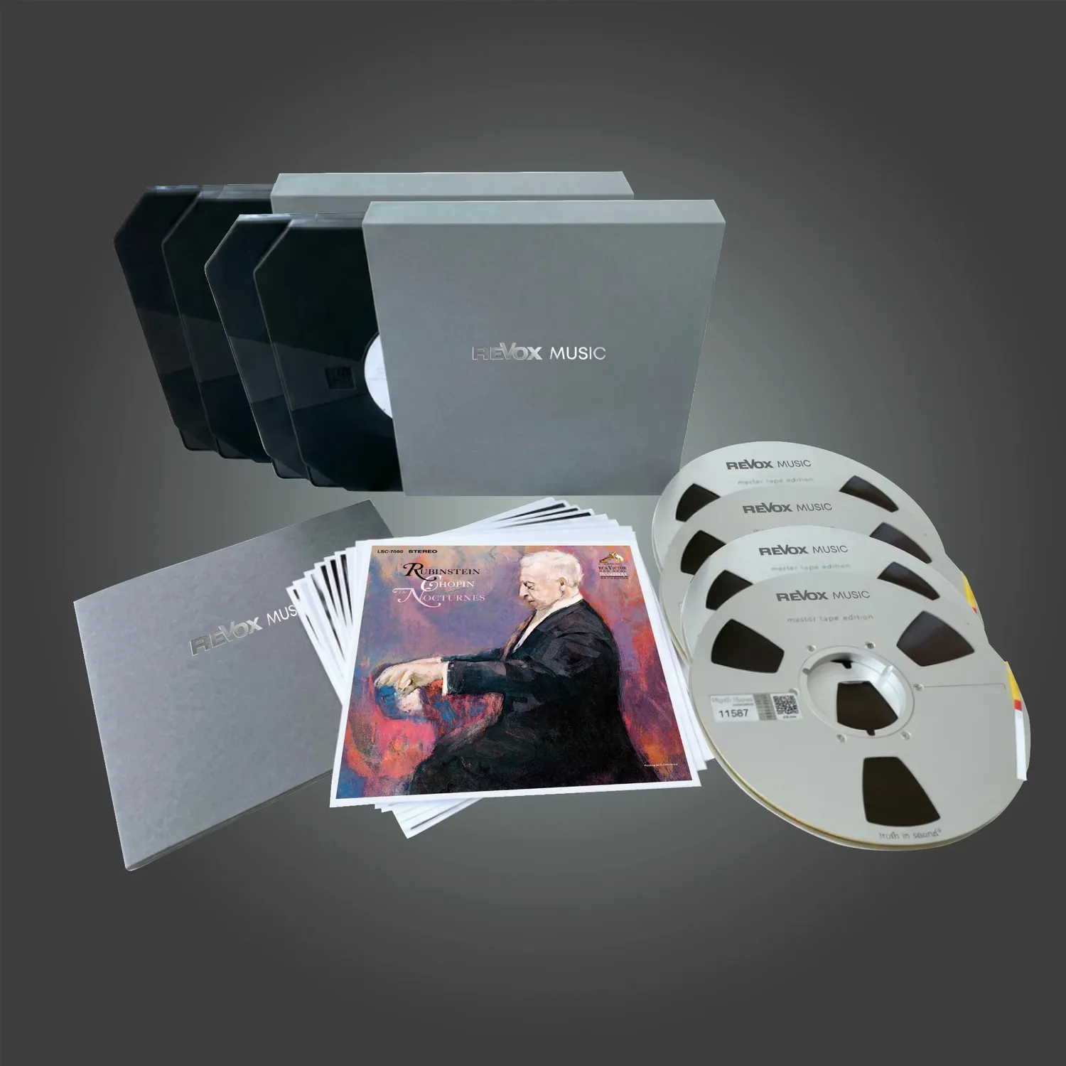 Revox Rubinstein Chopin Nocturnes rullband standard master CCIR