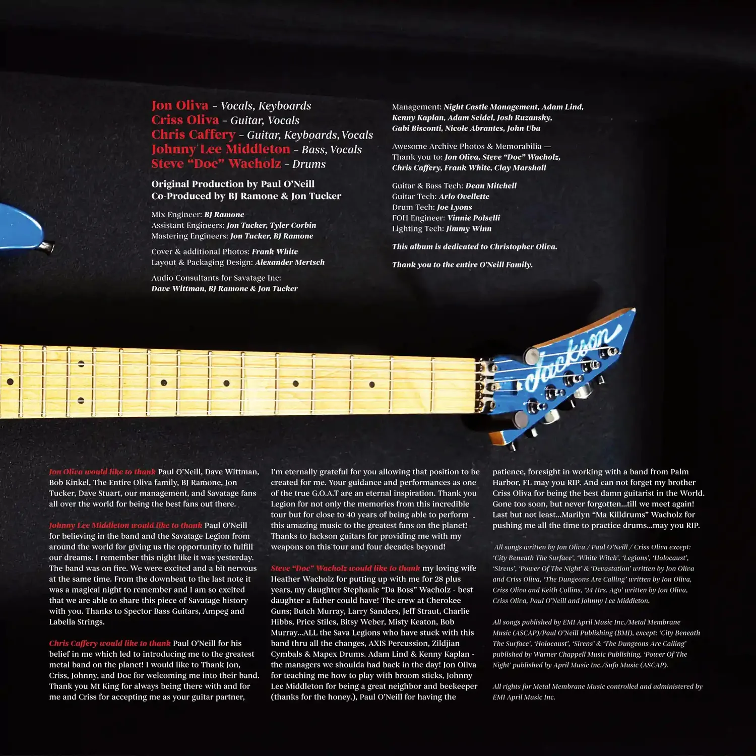 Revox Savatage Madness Reigns rullband CCIR
