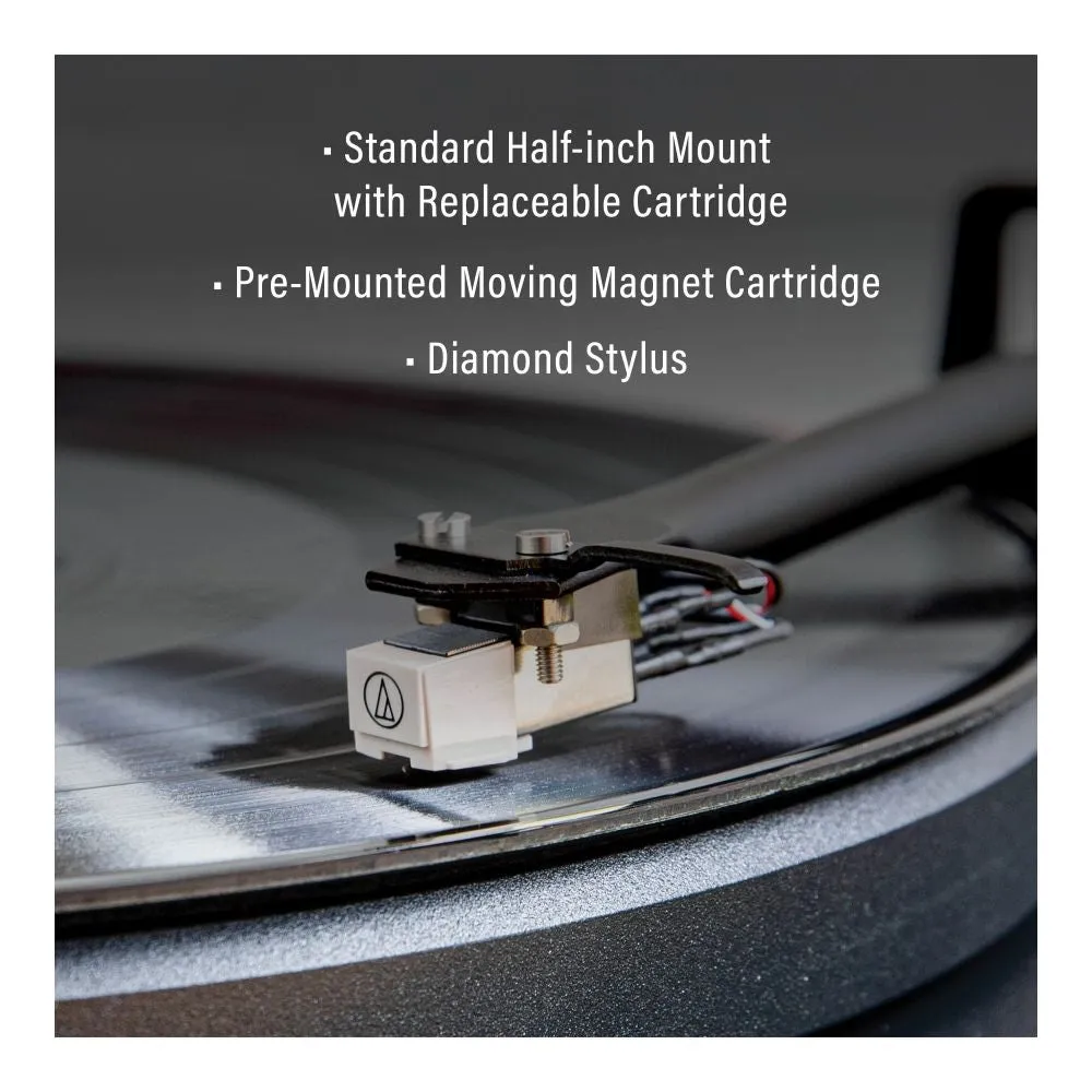 Crosley KT6101 skivspelare valnöt med högtalare