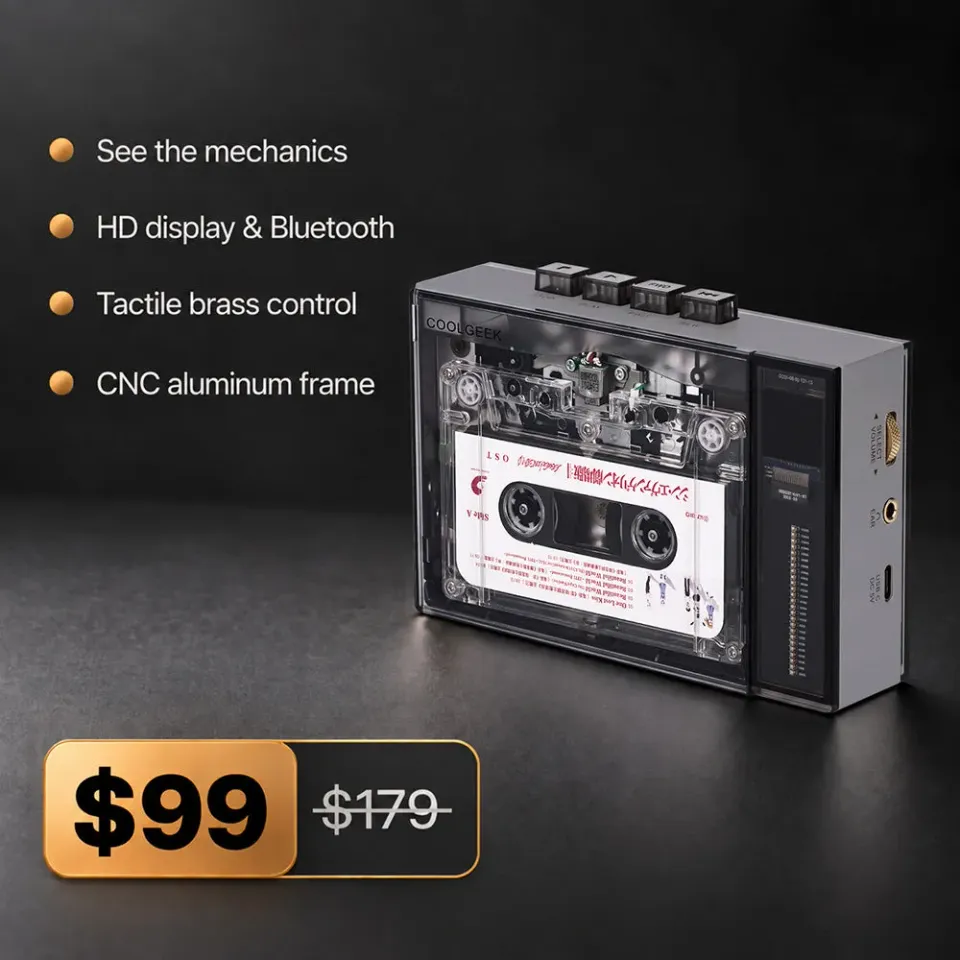 CoolGeek P1 förskottsbetalning grå Kickstarter VIP
