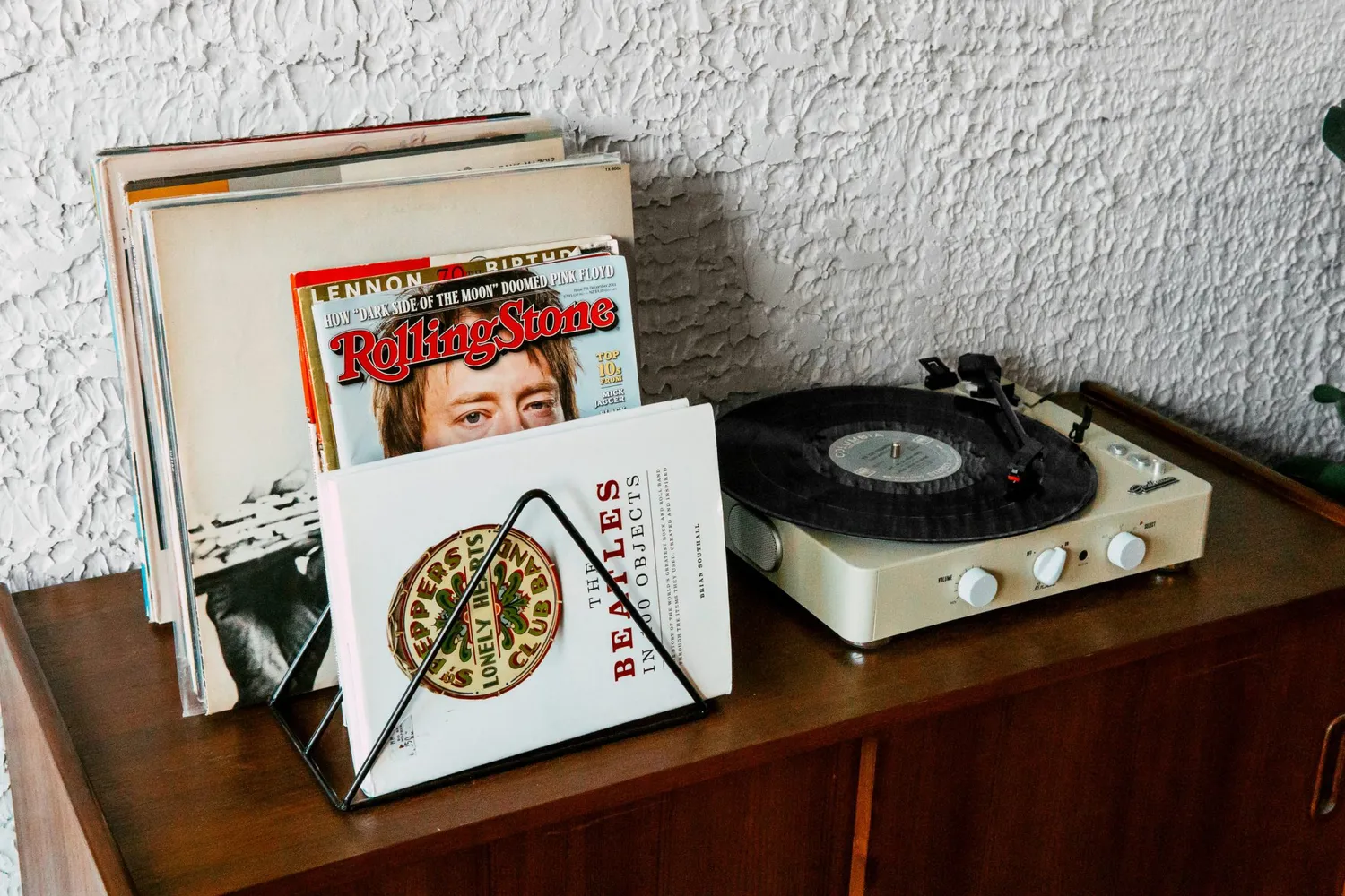 Gadhouse Vinyl Rack skivställ järntråd för 50 LP