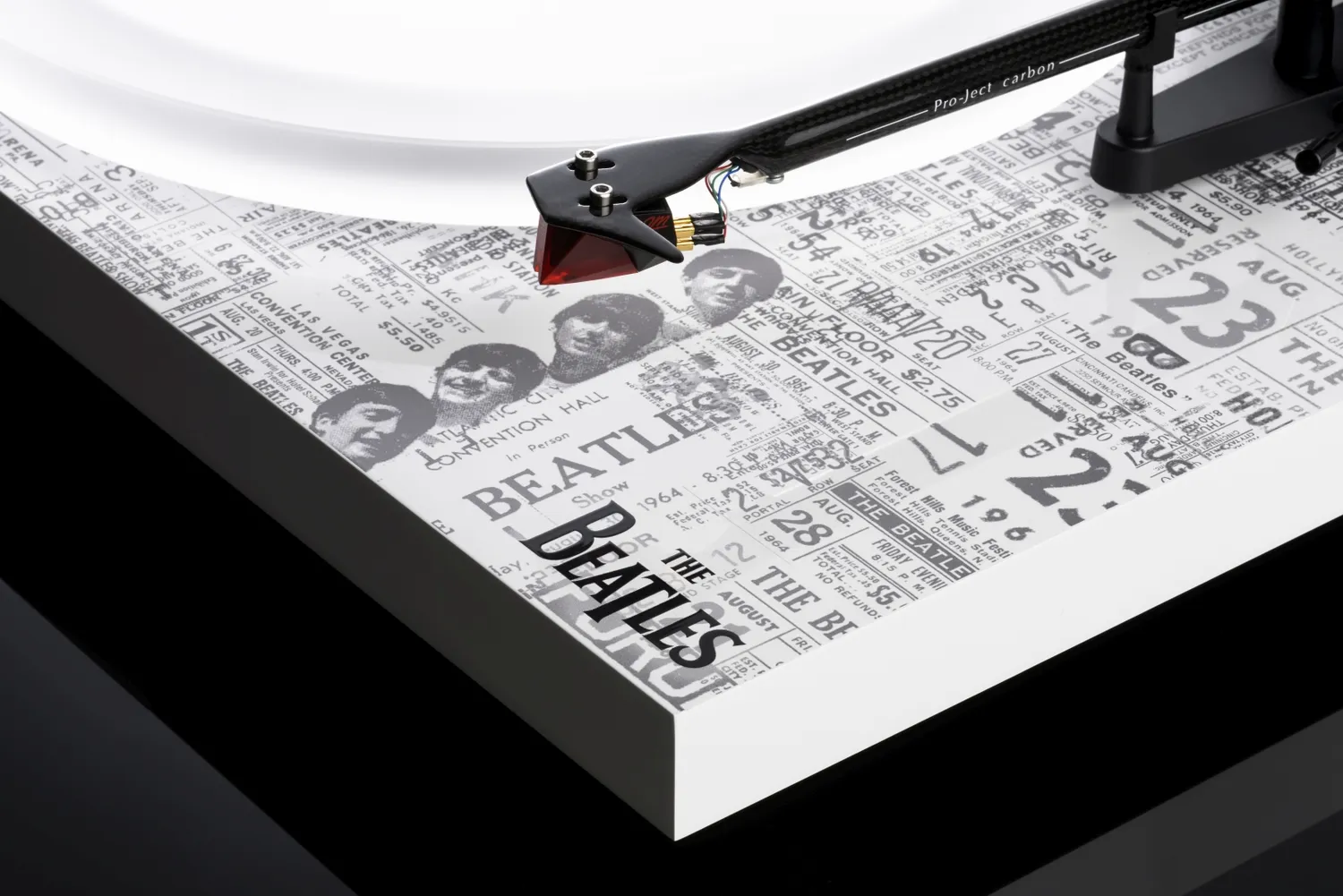 Pro-Ject Beatles 1964 Recordplayer skivspelare 2M Red